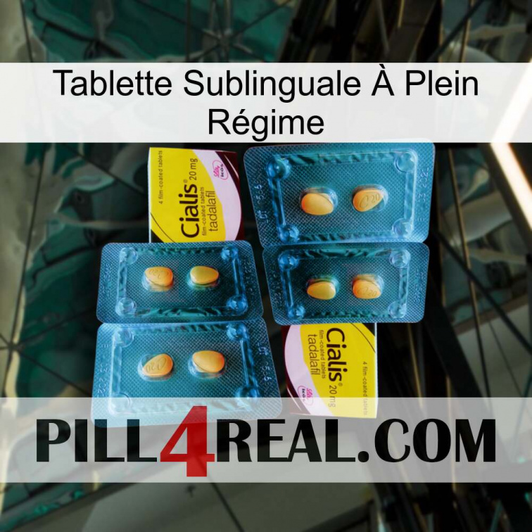 Tablette Sublinguale À Plein Régime cialis5